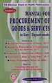 Manual For PROCUREMENT of Goods & Services in Govt. Departments - Mahavir Law House(MLH)