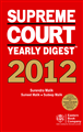 Supreme Court Yearly Digest, 2012