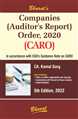 COMPANIES (AUDITOR'S REPORT) ORDER, 2020 (CARO)
