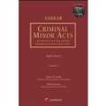 Criminal Minor Acts–188 Important Acts & Rules with State Amendments, Comments and Case Notes ( Volume 2)