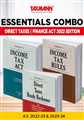 Taxmann’s ‘Essentials Combo’ | Direct Taxes | Income Tax Act, Income Tax Rules & Direct Taxes Ready Reckoner | Set of 3 Books | 2021 Edition
