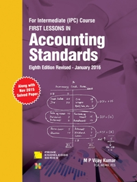 FIRST LESSONS IN Accounting Standards IPCC - Mahavir Law House(MLH)