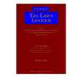 Tax Laws Lexicon