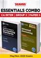 Essentials COMBO | CA Inter May/Nov. 2022 Exams – Paper 5 | Advanced Accounting | TEXTBOOK & CRACKER | Set of 2 Books
