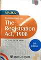 Commentaries_on_the_REGISTRATION_ACT,_1908_(Act_No._XVI_of_1908)
 - Mahavir Law House (MLH)