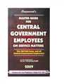 Master Guide For Central Government Employees On Service Matters