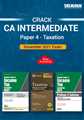 COMBO | CA Inter November 2021 Exams – Paper 4 | Taxation | Textbook, CRACKER & PROBLEMS & SOLUTIONS | 2021 Edition | Set of 3 Books
