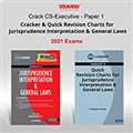 Taxmann's Combo for CS Executive 2021 Exams - Paper 1 | Jurisprudence Interpretation & General Laws | Cracker & Quick Revision Charts | 2021 Edition | Set of 2 Books
