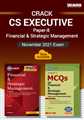 COMBO | CS Executive December 2021 Exams – Paper 8 | Financial & Strategic Management | CRACKER & MCQs | 2021 Edition | Set of 2 Books
