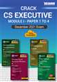 Taxmann's Combo for CS Executive December 2021 Exams – Module I | Paper 1 to 4 | CRACKER Series | 2021 Edition | Set of 4 Books
