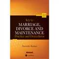 Key to Marriage, Divorce and Maintenance Practice and Procedures