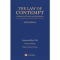 The Law of Contempt-Contempt of Courts and Legislatures