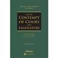 Law of Contempt of Court and Legislature