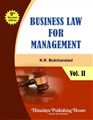 Business Law for Management Volume II - Mahavir Law House(MLH)