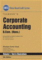 CORPORATE ACCOUNTING- SET OF 2 VOLUMES
 - Mahavir Law House(MLH)