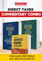 COMMENTARY COMBO | Direct Tax Laws | Master Guide to Income Tax Act & Rules and Direct Taxes Law & Practice | Professional Edition | Finance Act 2023 Edition | AYs 2023-24 & 2024-25 | 2023 Edition | Set of 3 Books