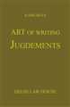 Art of Writing Judgments, 4th New Edn.