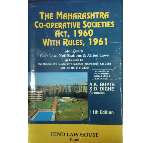 Maharashtra Co-operative Societies Act, 1960 - Mahavir Law House(MLH)