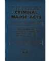 CRIMINAL MAJOR ACTS - Mahavir Law House(MLH)